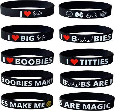 Amazon.com: I Love Boobies Bracelet